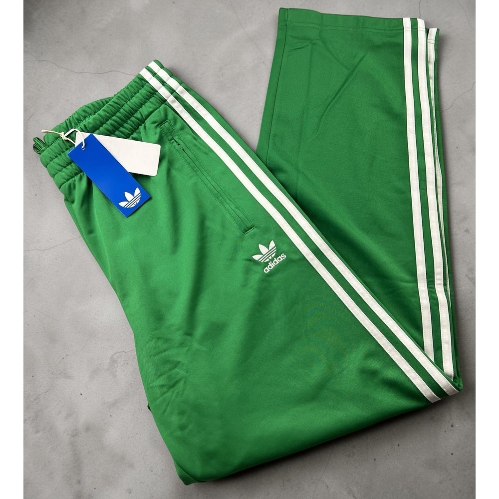 Adidas Adicolor Classics Firebird Track Pants Men's XLarge Green White JD0184